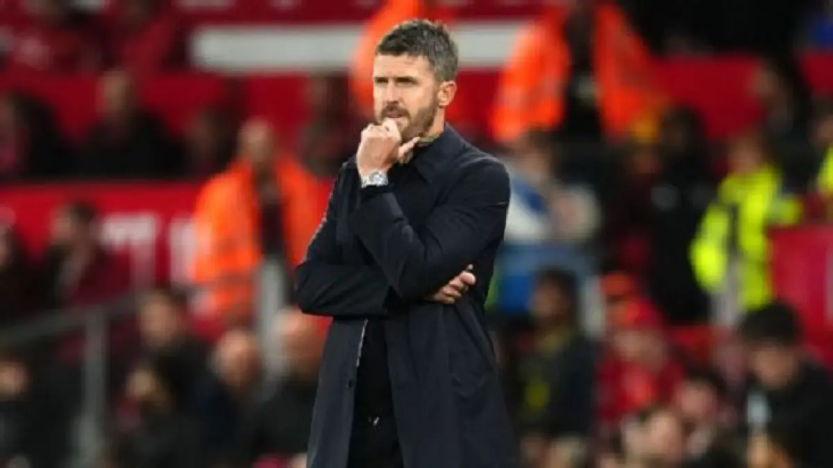 Skuad Manchester United besutan Michael Carrick menyia-nyiakan keunggulan dua gol saat kalah 2-3 melawan Brighton di Old Trafford. (Getty Images)