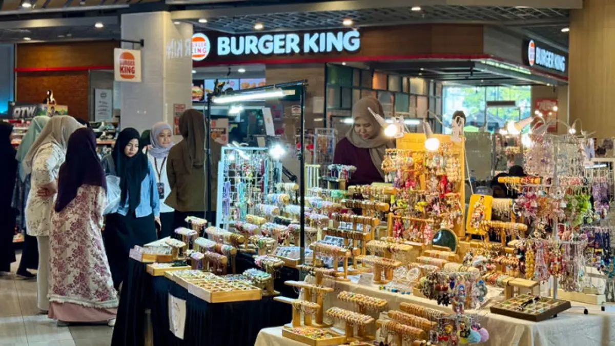 Suasana Living World Pekanbaru. (Istimewa)