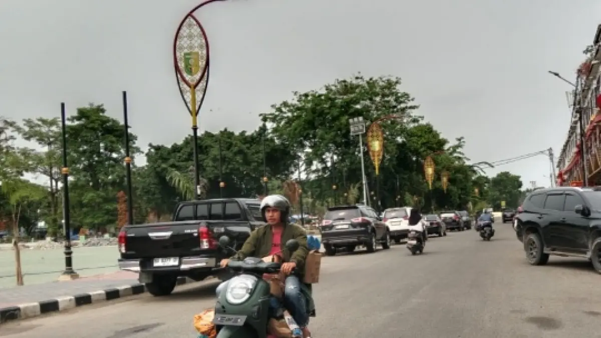 Asap terlihat menipis pasca wilayah Kabupaten Kuansing termasuk Kuansing sekitarnya di guyur hujan lebat, Sabtu (19/9/2026) . (Desriandi Candra/Riaupos.co)