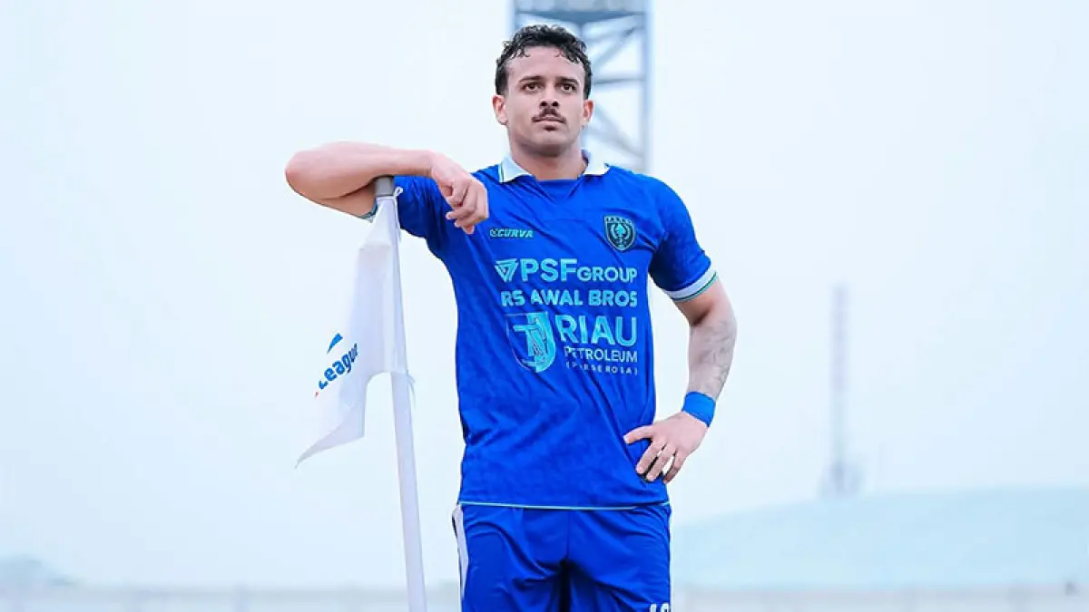 Pemain PSPS Pekanbaru Antonio. (PSPS Pekanbaru)