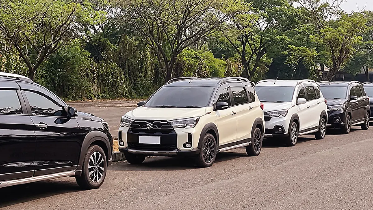 Dilengkapi fitur 360° View Camera mempermudah Suzuki XL 7 parkir di ruang sempit. (suzuki indonesia untuk riau pos)