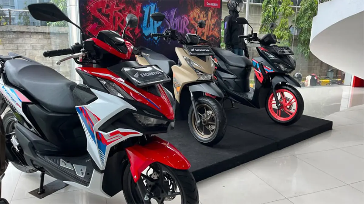 New Vario Evo 160&nbsp; tampil dengan desain sporty dan warna yang menyegarkan. (Istimewa)