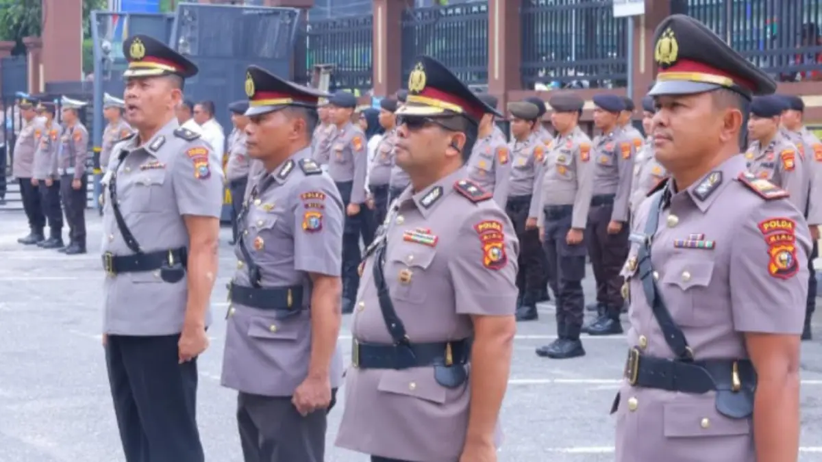 Rotasi jabatan kembali dilakukan di lingkungan Polresta Pekanbaru. (Foto Polresta Pekanbaru)