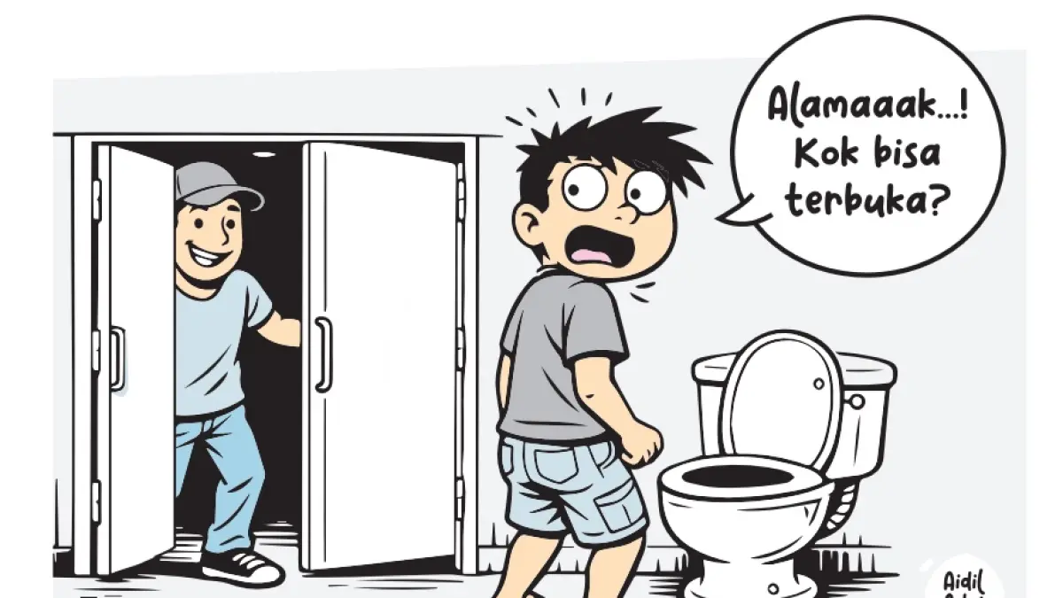 ALAMAK!!! PINTU TOILET
