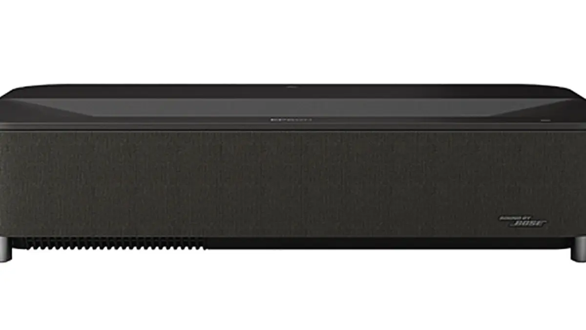 Epson EH-LS970B dengan sistem audio 20W 2.1-channel Sound by Bose dan speaker Bluetooth. (Epson Indonesia untuk riau pos)