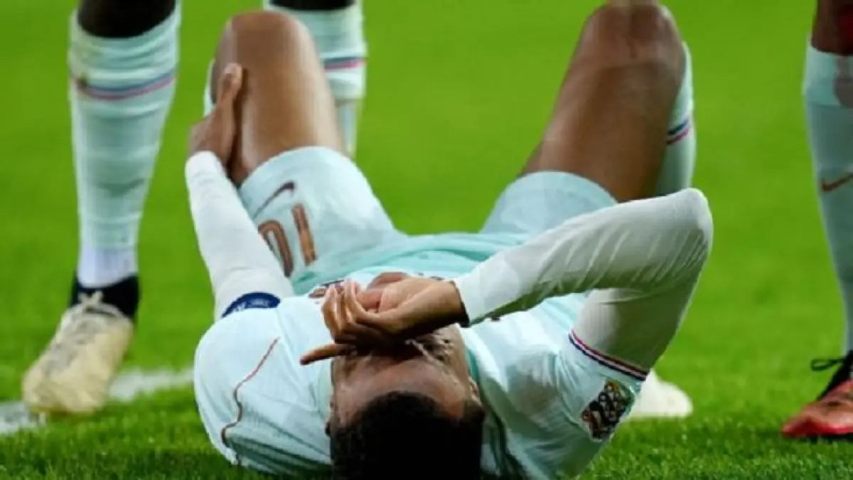 Kylian Mbappé akan kembali ke Real Madrid setelah mengalami cedera dalam kemenangan Prancis atas Turki. (STRINGER/EPA/Shutterstock)