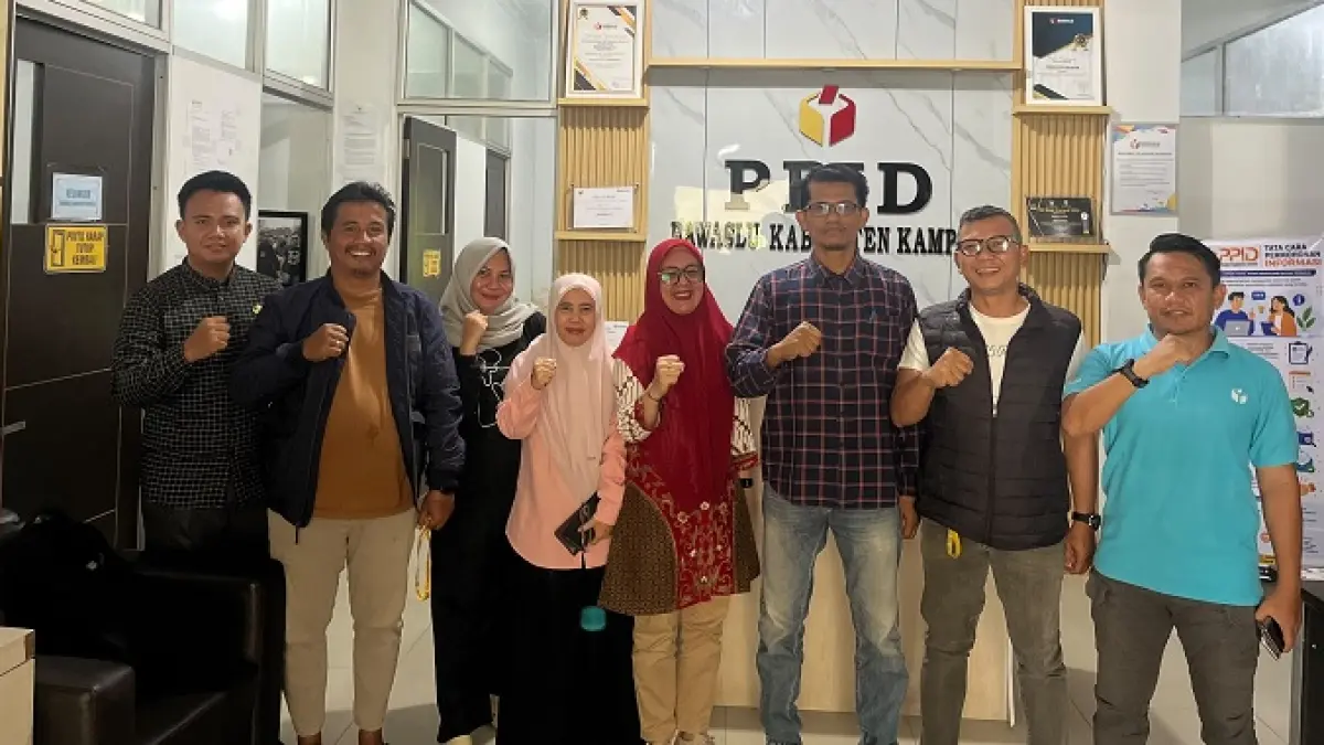 Ketua Bawaslu Kabupaten Kampar, Syawir Abdu.(Diskominfo Untuk Riaupos.co)