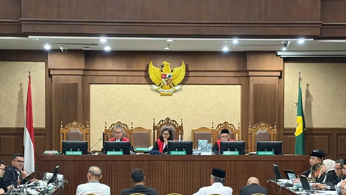 Jaksa Penuntut Umum (JPU) pada Komisi Pemberantasan Korupsi (KPK) menghadirkan empat orang saksi dalam persidangan lanjutan perkara dugaan korupsi kuota haji dengan terdakwa mantan Menag Yaqut Cholil Qoumas di Pengadilan Tipikor Jakarta, Selasa (29/9/2026).(M RIDWAN/JAWAPOS.COM)