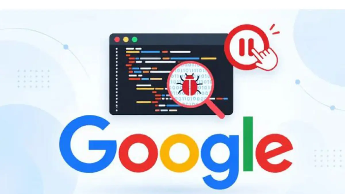 Ilustrasi Google menghentikan sementara program bug bounty untuk perangkat lunak sumber terbukanya. (Bloomberg)