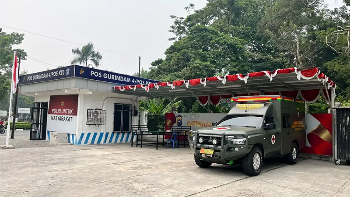 Posko kesehatan dampak asap di Jalan Ronggowarsito Pekanbaru, Kamis (8/10/2026). Ft Soleh Saputra