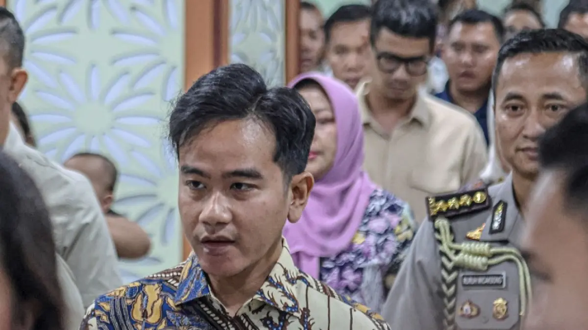 Wakil Presiden Gibran Rakabumingraka. (Hanung Hambara/Jawa Pos)