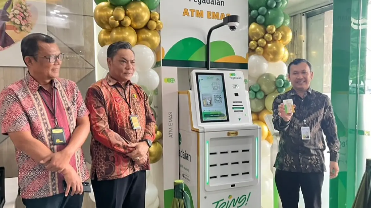 Launching ATM Emas Pegadaian di Kantor Pegadaian CP Pekanbaru, Jalan Sudirman, Selasa (13/10/2026).(Istimewa)
