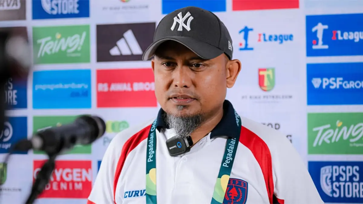Pelatih PSPS Pekanbaru, Akhyar Ilyas. (Istimewa)