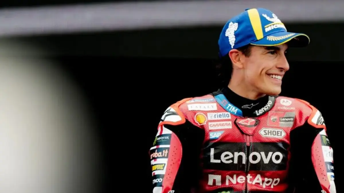 MotoGP Australia: Dikepung 4 Pembalap Aprilia, Marc Marquez Tidak Khawatir Hadapi Potensi Team Order