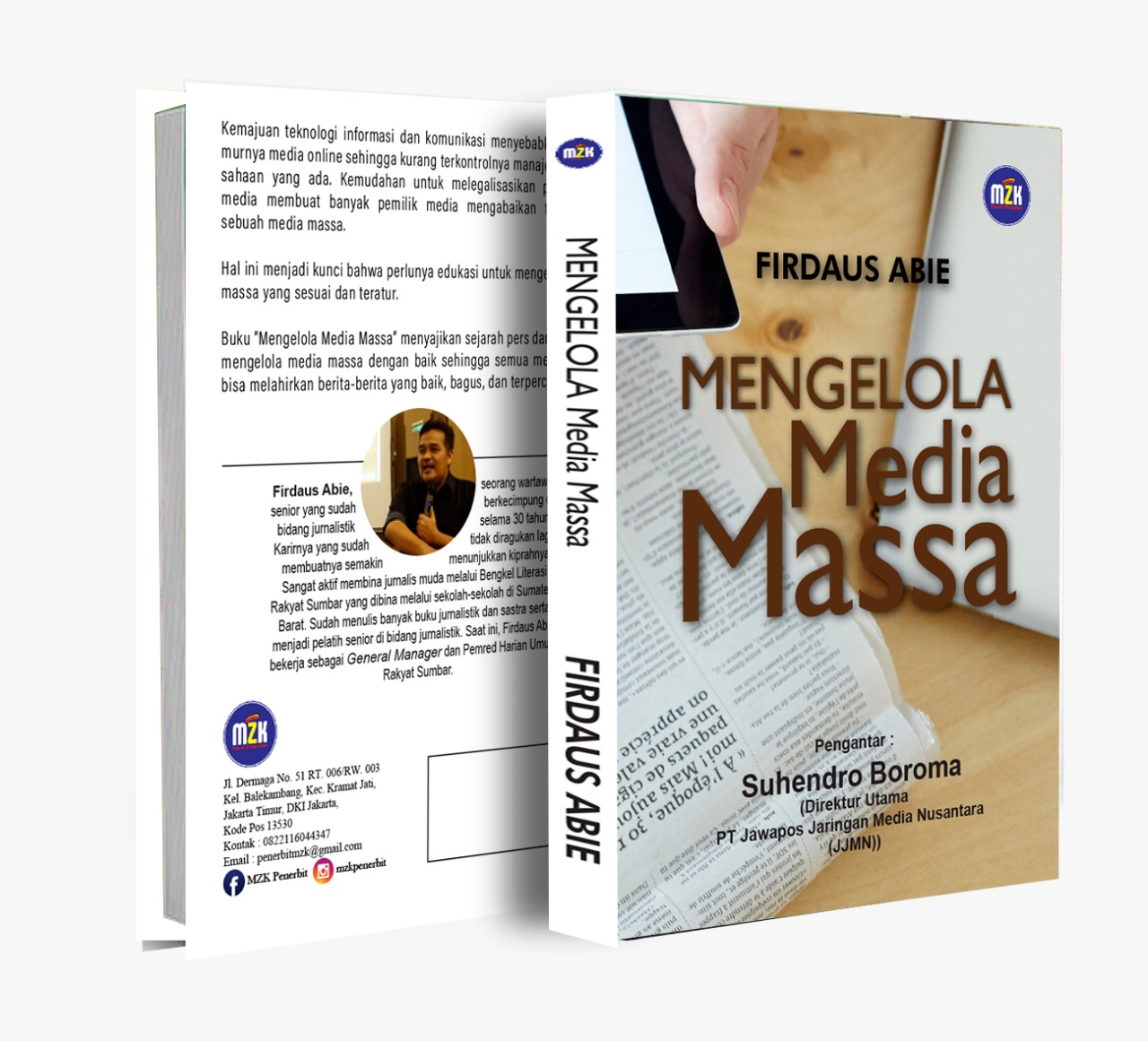 Satu dari dua buku yang diluncurkan Firdaus Abie pada momen HPN 2021