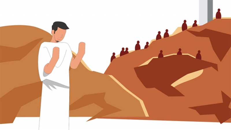 Ilustrasi Padang Arafah.