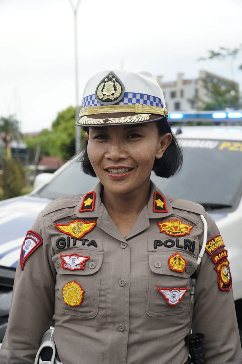 Kasat Lantas Kompol Birgitta Atvina Wijayanti