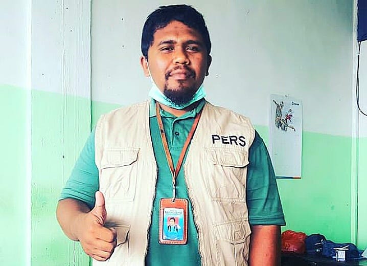 Ketua Panitia LKTJ PUPR Meranti dan PWI Ali Imran.