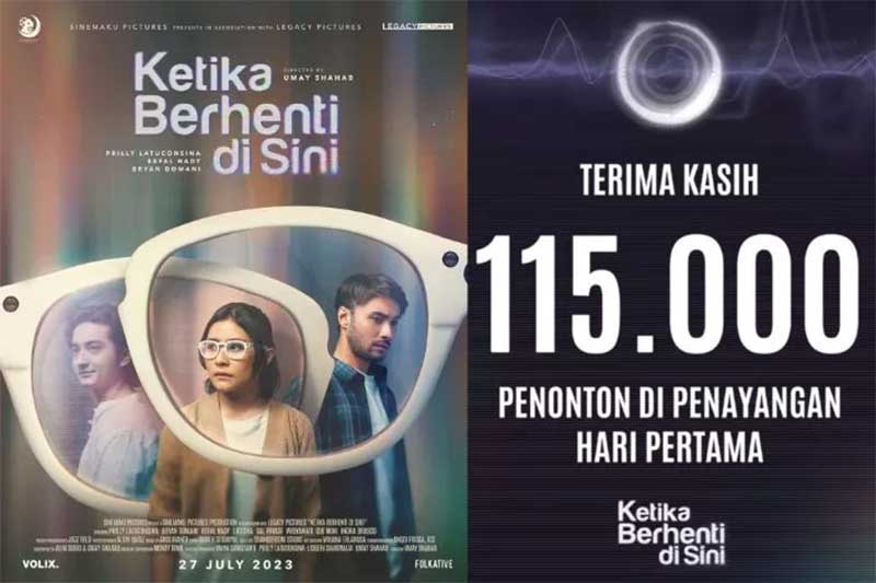 Film Ketika Berhenti di Sini tembus 115 ribu Penonton.