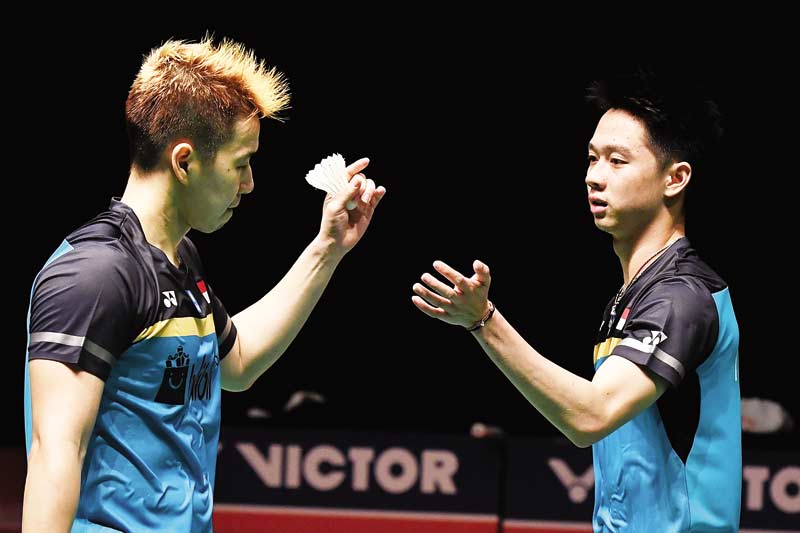 Marcus Fernaldi Giedon dan Kevin Sanjaya Sukamuljo