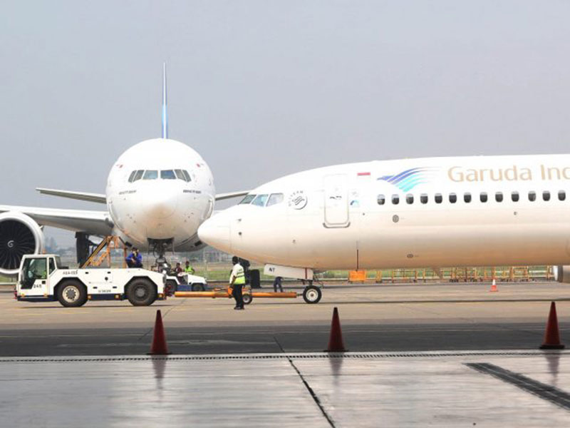 Pesawat Garuda Indonesia. (DOK JAWA POS)