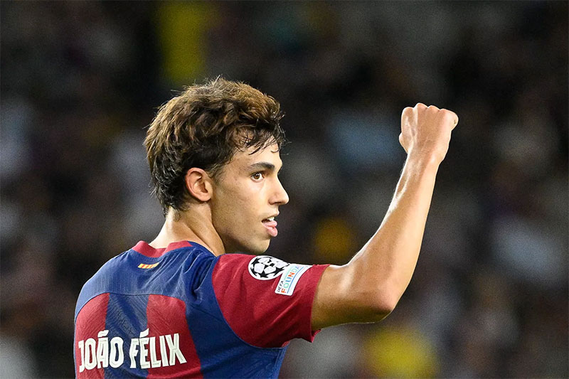 Striker FC Barcelona Joao Felix akrab dengan laga melawan FC Porto.