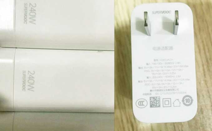 Charger 240 watt milik Realme menjadi charger super cepat dalam pengisian baterai ponsel.