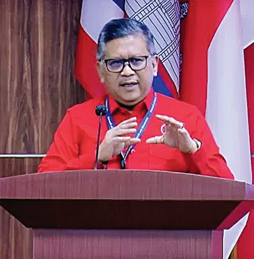 SEKRETARIS Jenderal PDI Perjuangan Hasto Kristiyanto