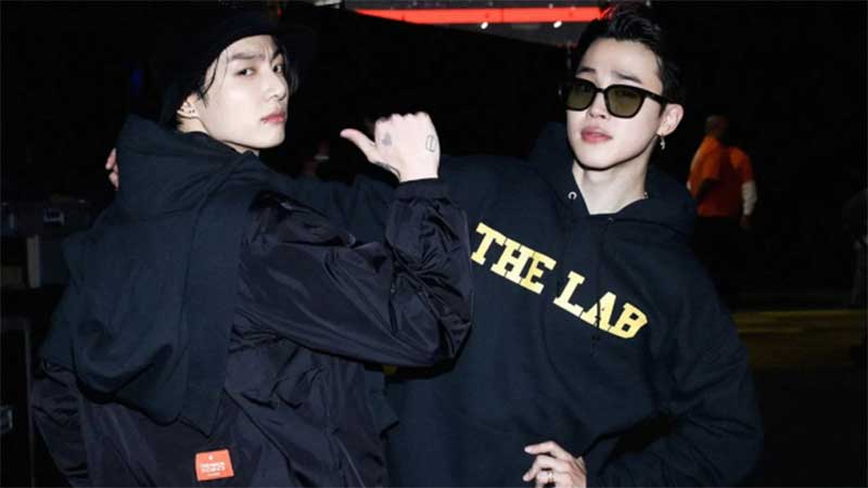 Jungkook dan Jimin BTS.