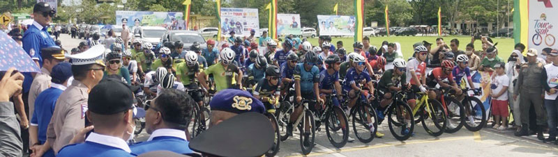 Iven tahunan Tour de Siak (TdS) menjadi salah satu iven terakbar dan salah satu iven kebanggaan masyarakat Siak yang mendatangkan ribuan pengunjung. Foto diambil pada Tour de Siak 2022 lalu.