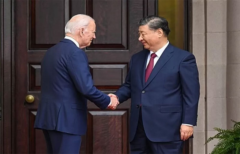 Presiden Xi Jinping bertemu Presiden AS Joe Biden di Filoli Estate di San Francisco, AS.