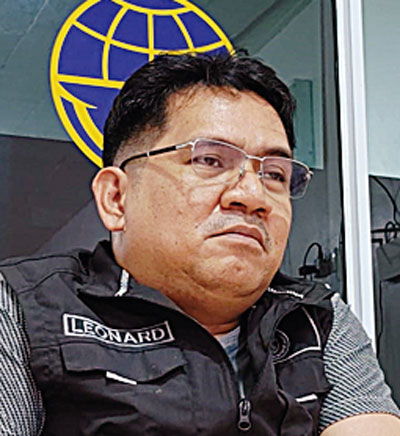 Kepala Kantor KSOP Kelas IV Selatpanjang Capt Leonard Natal Siahaan