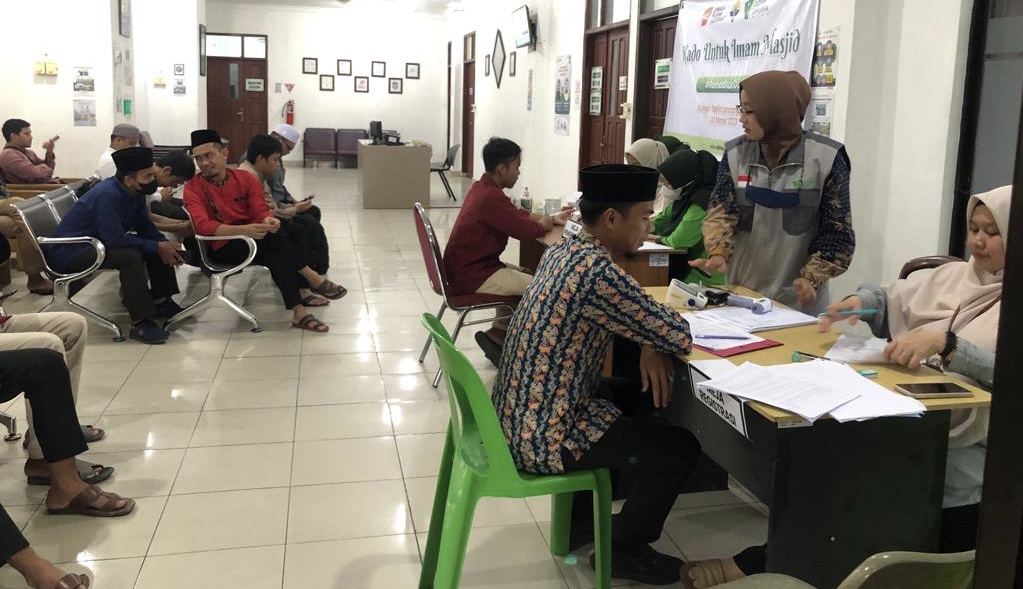 Layanan cek kesehatan gratis digelar Dompet Dhuafa Riau bagi imam masjid se-Kota Pekabaru bertempat di RS Lancang Kuning, Jalan Ronggowarsito Ujung, Pekanbaru.