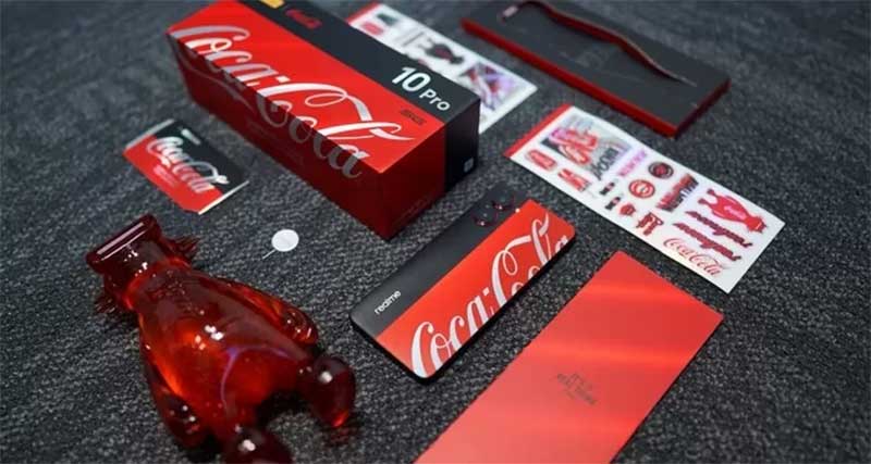 Realme 10 Pro 5G Coca-Cola Edition.
