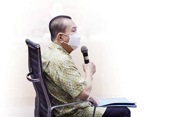 Terpidana kasus cessie Bank Bali Djoko Tjandra menjalani sidang dakwaan dalam perkara dugaan suap kepada jaksa dan perwira tinggi Polri serta pemufakatan jahat di Pengadilan Tipikor, Jakarta, Senin (2/11/2020). (FEDRIK TARIGAN/JPG)