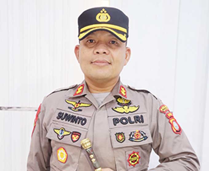 Kapolres Pelalawan AKBP SuÂ­winto SH SIK.