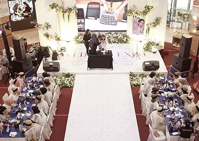 Suasana SKA Wedding Festival bebeÂ­rapa tahun lalu. Kegiatan serupa bakal diselenggarakan kemÂ­bali di Mal SKA Pekanbaru, Rabu-Ahad (15-19/2/2023).