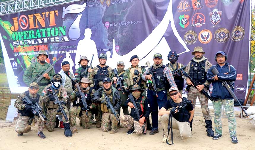 Tim BADR berfoto bersama usai mengikuti turnamen open Joint Sumatera, beberapa waktu lalu.