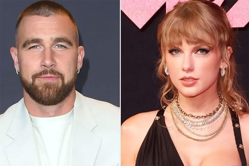 Travis Kelce dan Taylor Swift yang dikabarkan memiliki hubungan khusus.