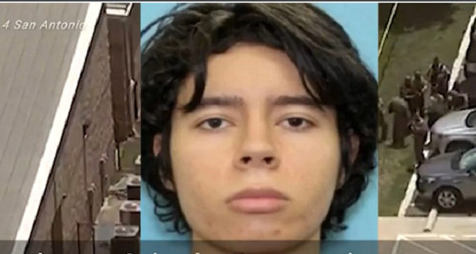 Tampang Salvador Ramos, pelaku penembakan di sekolah dasar di Texas. Dia ditembak mati oleh petugas kepolisian.