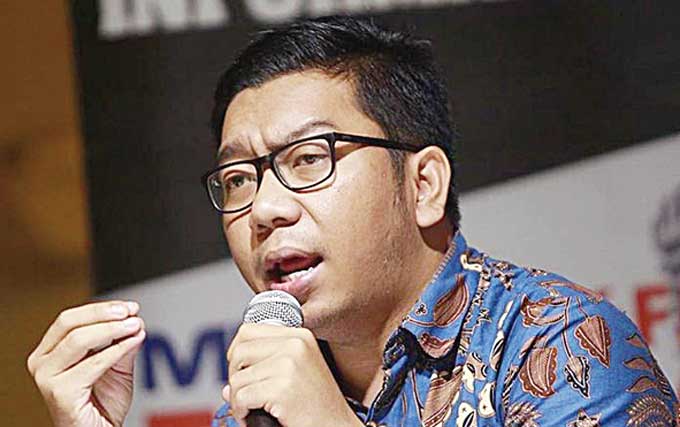 Kurnia Ramadhana, peneliti Indonesia Corruption Watch (ICW).