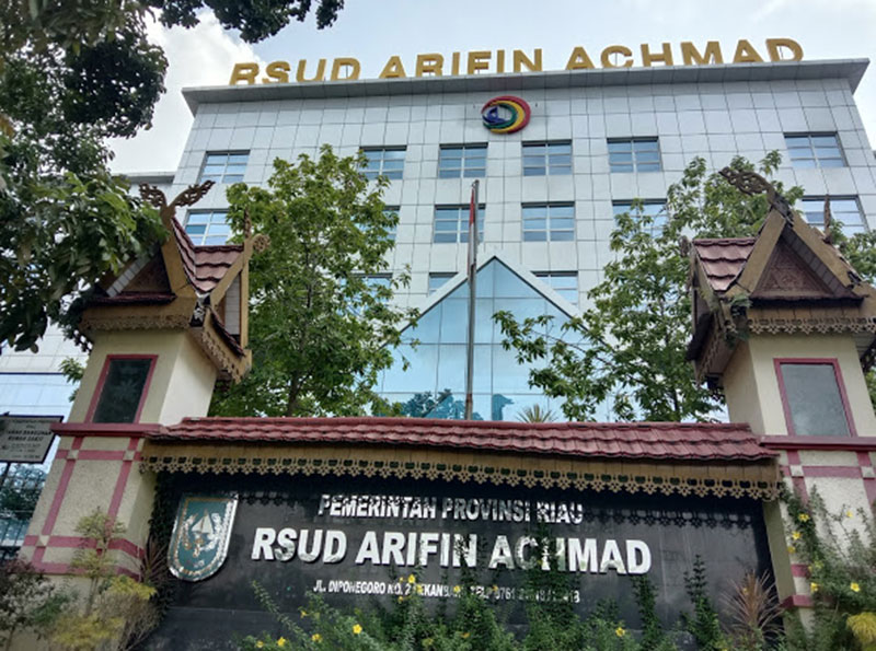 Sakit Umum Daerah (RSUD) Arifin Achmad.