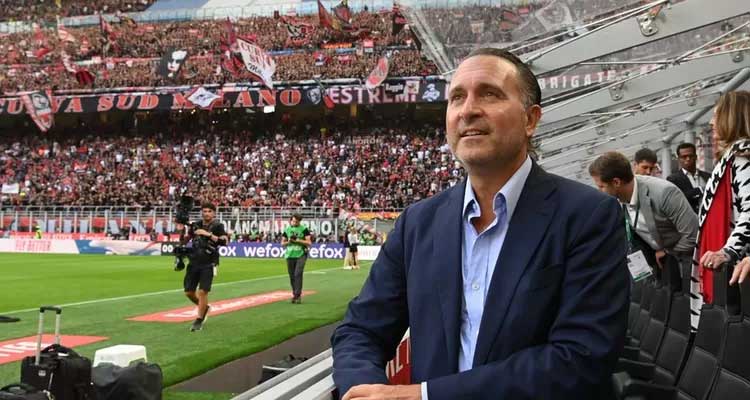 Gerry Cardinale ketika menonton langsung Derby della Madonnina di Stadio San Siro (4/9/2022).