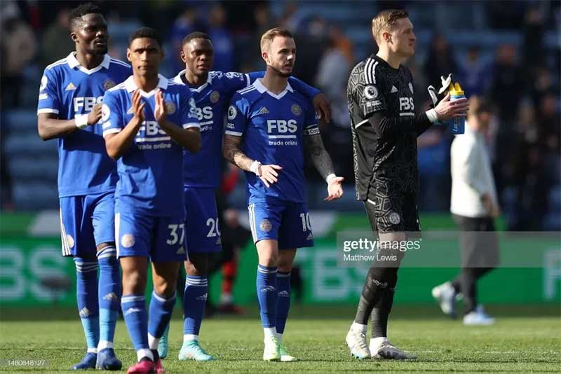 Dari kiri, bek Daniel Amartey, winger Tete, striker Patson Daka, dan gelandang serang James Maddison dituntut mempertahankan Leicester City di Premier League.