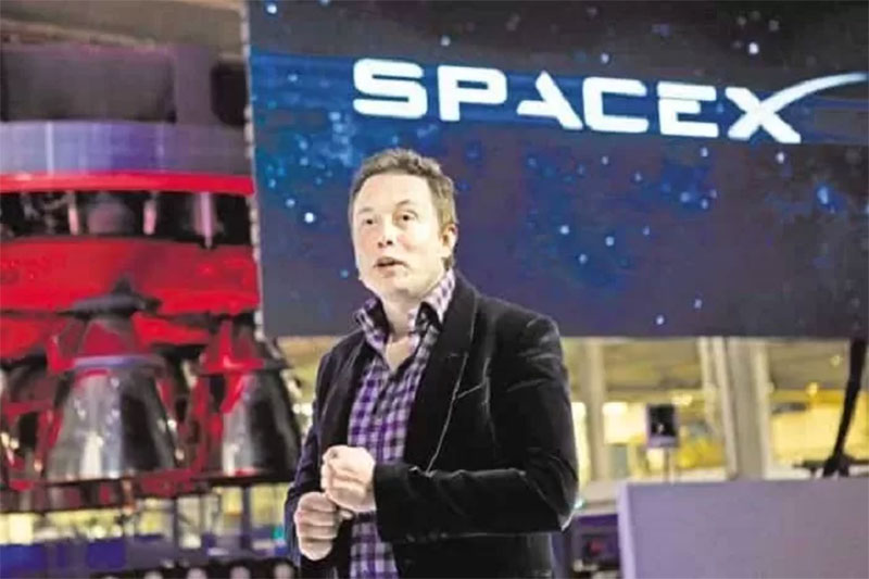 SpaceX, perusahaan yang dipimpin Elon Musk.Â 