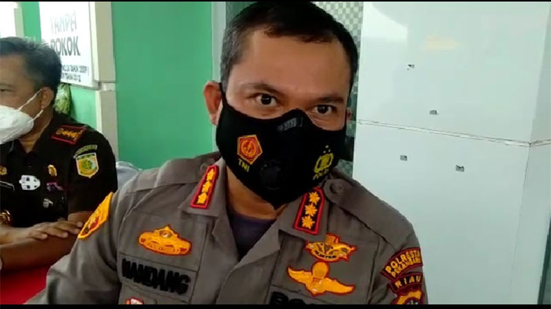 Kapolresta Pekanbaru Kombes Pol Nandang Mumin Wijaya SIK MH