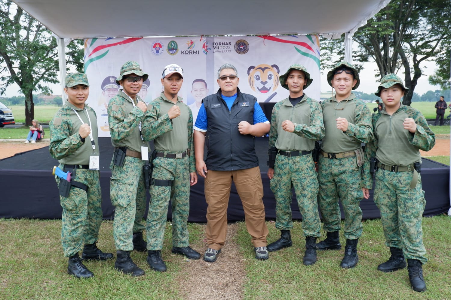 Cabang airsoft gun sumbang dua medali untuk Riau, pada Festival Olahraga Rekreasi Nasional (Fornas) 2023 di Jawa Barat.