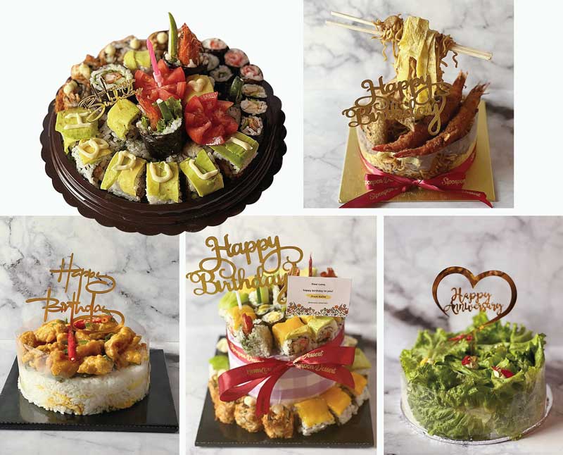 Alternatif cake bagi yang menghindari makanan manis.