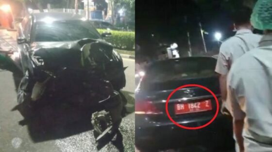 Beberapa fakta terungkap dalam kecelakaan tunggal sedan Camry berpelat DPRD Jambi di depan RS Siloam Jambi pada Kamis (2/2/2023) malam lalu.