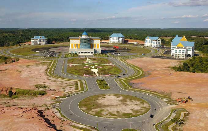 Kompleks Perkantoran Wali Kota Pekanbaru yang berada di Tenayan Raya, Rabu (16/6/2021).  Tiga gedung sudah ditempati dan tiga gedung lagi akan segera difungsikan.